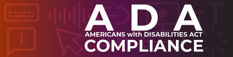ADA Compliance section Header ADA Compliance section Header