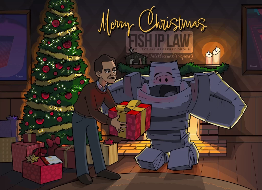Merry Christmas picture from Fish IP Law.