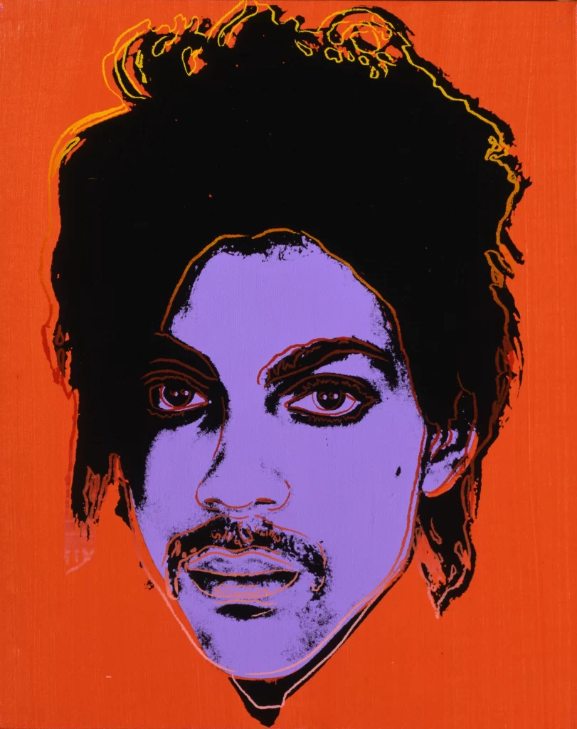 Warhol's Orange and Purple Prince