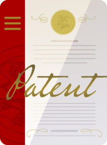 Icon of a US patent booklet
