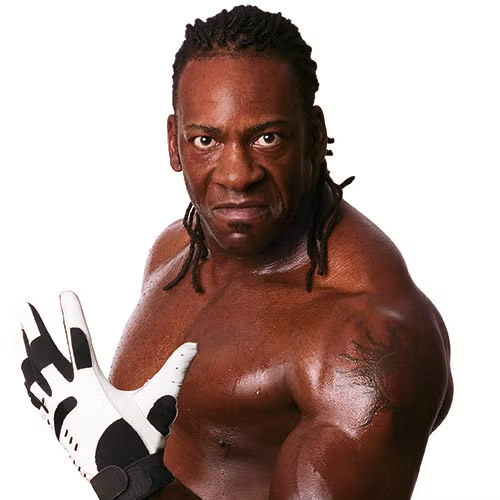 Photo of Booker T Huffman in his wrestling days.